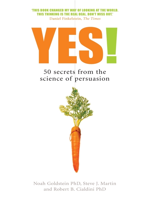 Title details for Yes! by Noah Goldstein - Available